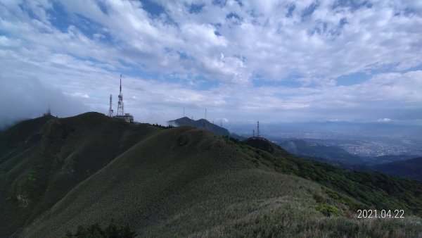 陽明山再見雲瀑觀音圈+月亮同框&夕陽4/22&241359280