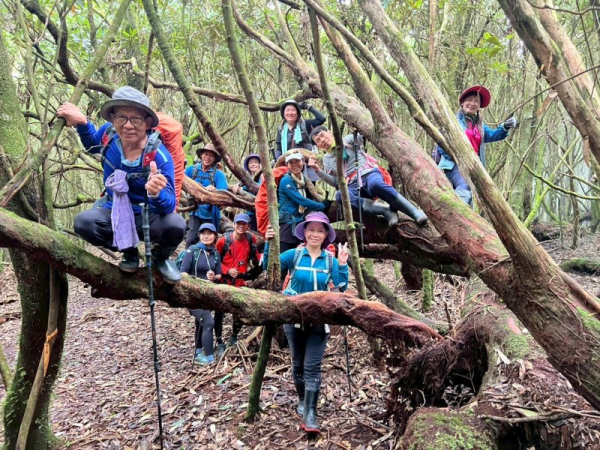 台中.大雪山林道10星步道-【大肥醜.三崠連走】(大崠山.肥崠山.醜崠山)以及【橫沙笛O型】(橫嶺山.沙蓮山.笛吹山)