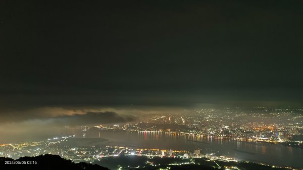 觀音山夜景琉璃光雲海&一彎血月5/52495624