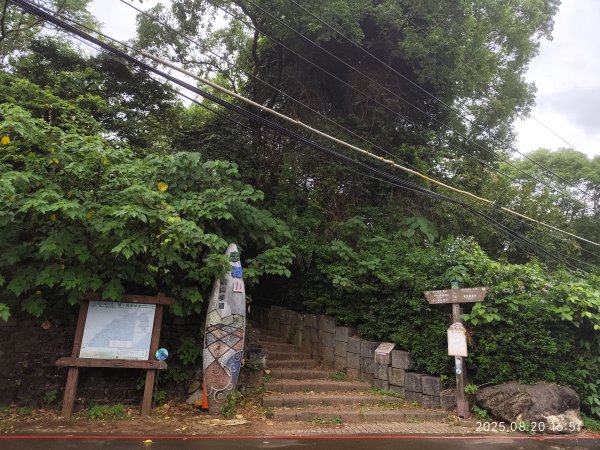 【臺北大縱走 1+2】2-2 大屯主峰-連峰步道→下青礐步道→貴子坑步道→忠義山步道→楓丹白露步道