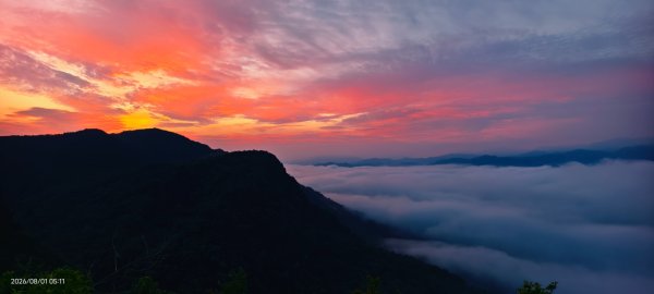 #翡翠水庫壩頂 #火燒雲 #日出 #雲海 8/13093720