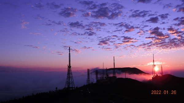 縮時攝影陽明山雲海&夕陽1591780