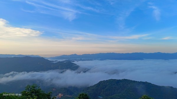 石碇趴趴走追雲趣 - 夜景 #琉璃光雲海流瀑 & 曙光火燒雲 & 藍天 #雲海流瀑 7/1&102539185