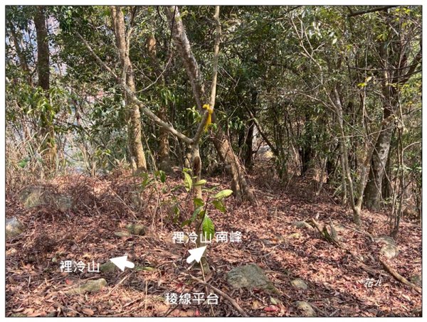 裡冷山、裡冷山南峰、公路局基石3031238