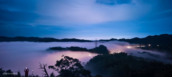 石碇趴趴走追雲趣 #石碇後山 #琉璃光 #月光雲海 #日出雲海 7/12&152834255