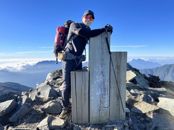 【駒盆西稜上馬博下嘆息灣D2】駒盆谷、積雪馬博拉斯山2443757