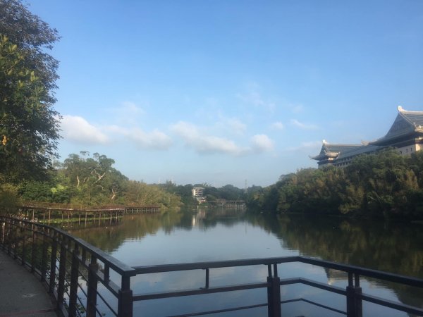 峨嵋環湖步道o走 峨嵋環湖步道、湖光山色、夕陽餘暉、吊橋遊艇、碼頭漁家1924414