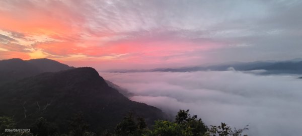 #翡翠水庫壩頂 #火燒雲 #日出 #雲海 8/13093727