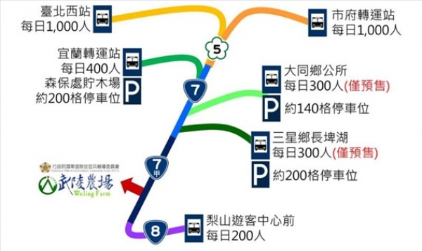 【公告】103年武陵農場櫻花季交通疏運相關措施