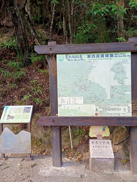 【臺北大縱走4】風櫃嘴→雙溪溝古道→五指山古道→大崙頭山北面步道→許願步道→圓覺寺步道→大溝溪→大湖2469140
