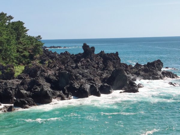 韓國濟州島：柱狀節理带2912139