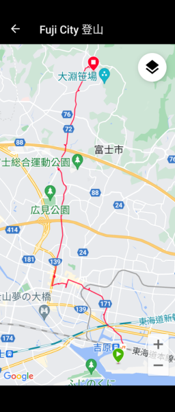 富士山御殿場線~海拔0至37762559176