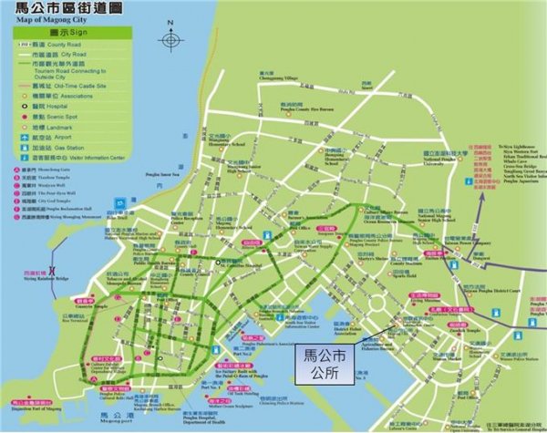 觀音亭海濱公園路線圖