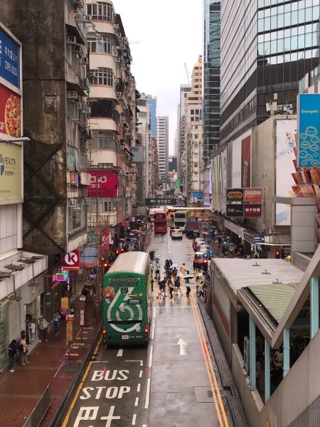 香港利景酒家→旺角天橋→金魚街→百寶堂→天后古廟→廟街→維多利亞港→M+博物館→sky100→愛文生2568393