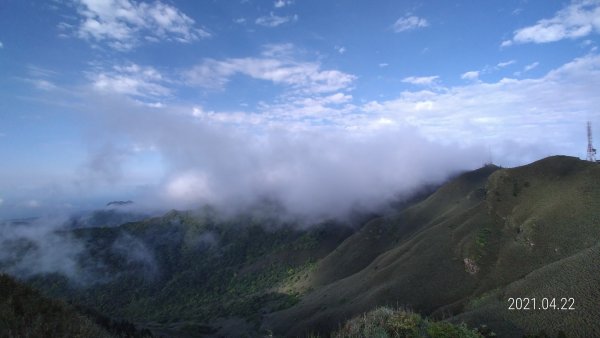 陽明山再見雲瀑觀音圈+月亮同框&夕陽4/22&241359286