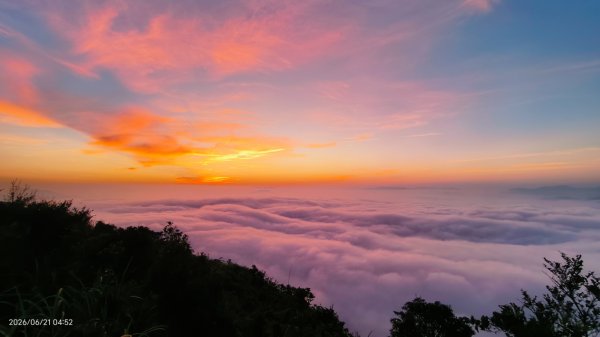 #石碇後山 #雲海 #日出 #火燒雲 #雲瀑 #中嶺山 6/19-21