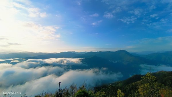 除夕寒流來襲的翡翠水庫雲海&天元宮寒櫻1/282700701