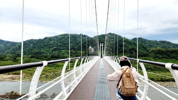 中庄吊橋，大漢溪河濱步道，八德埤塘生態公園