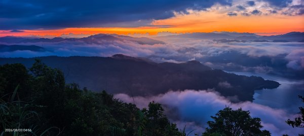 #石碇後山 #月亮 #曙光 #反燒 #日出 #雲海 8/3&103094714