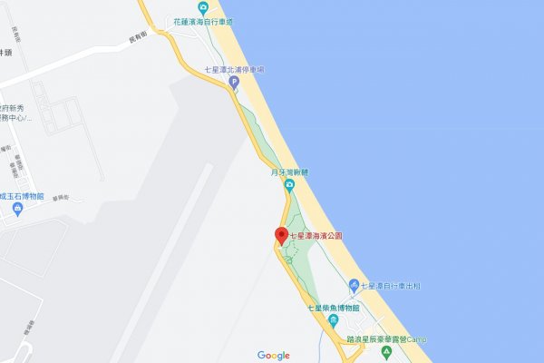 七星潭海濱公園路線圖