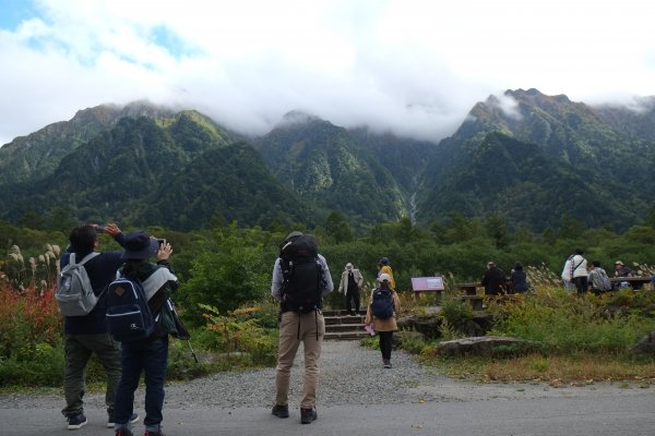 上高地河童橋735583