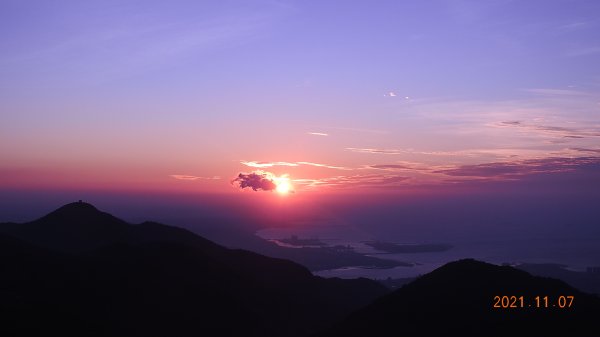 陽明山再見雲瀑&觀音圈+夕陽晚霞&金星合月1507041