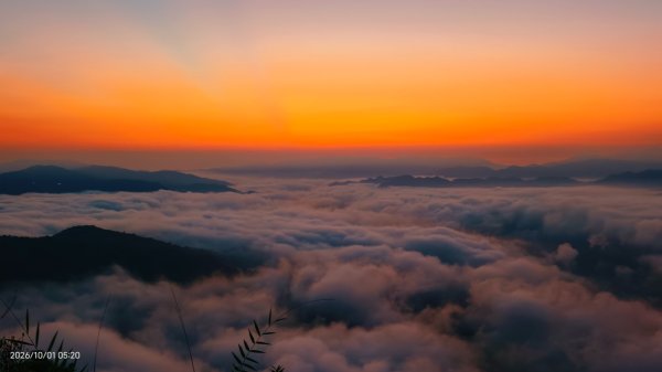 #石碇後山 #霞光 #日出 #紅蛋 #雲海 #赤腳蘭山 #670峰 10/13125439