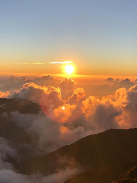 合歡山夕陽雲海封面