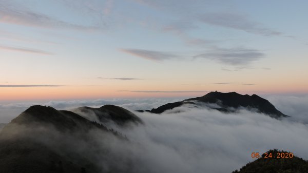 雲瀑雲海觀音圈縮時攝影2020我的陽明山小觀音山豐收年V2