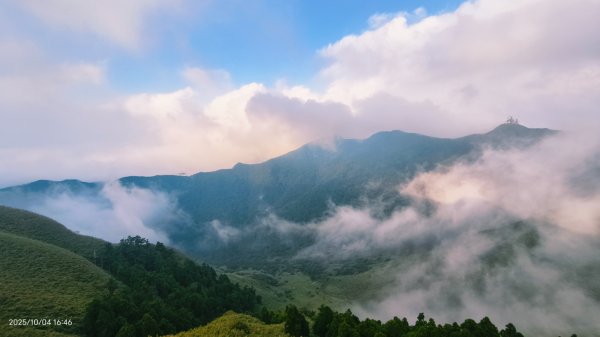 #小觀音山西峰 #雲海 #雲瀑 #觀音圈 #夕陽 #霞光 #月圓 10/5&6&42904200