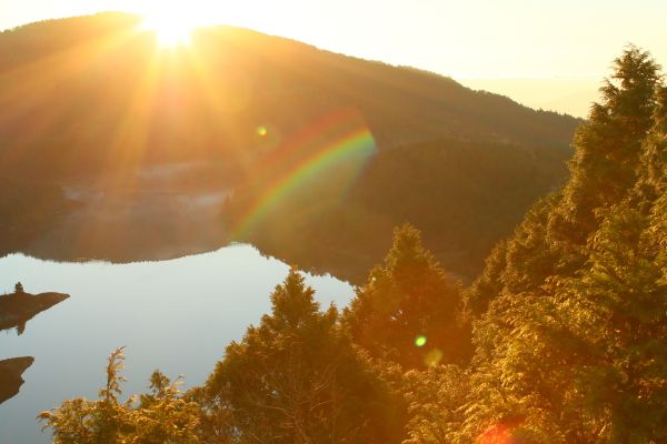 翠峰湖觀景台的日出231865