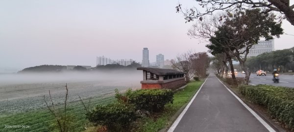 #觀音山 #夕陽 #夜景 #林梢步道 #關渡平原 #輻射霧  2/213003240