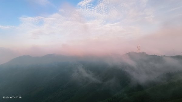 #小觀音山西峰 #雲海 #雲瀑 #觀音圈 #夕陽 #霞光 #月圓 10/5&6&42904210