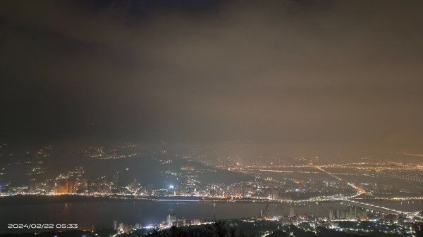 觀音山百萬夜景&日出，小觀音西峰彩色霧虹2/22&232433887