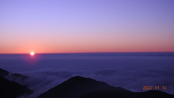 11/12陽明山出大景-雲瀑/雲海&觀音圈同框+夕陽晚霞+琉璃光1907085