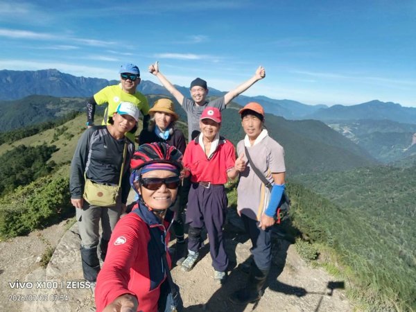 帶著78歲爸爸爬百岳~北二段O型縱走2026/06/30~07/043082035