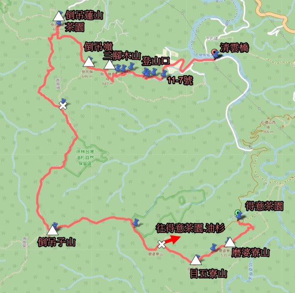 20240818(倒吊三山)磨婆寮山-目五寮山-倒吊子山-倒吊蓮山-倒吊嶺-三腳木山2576376