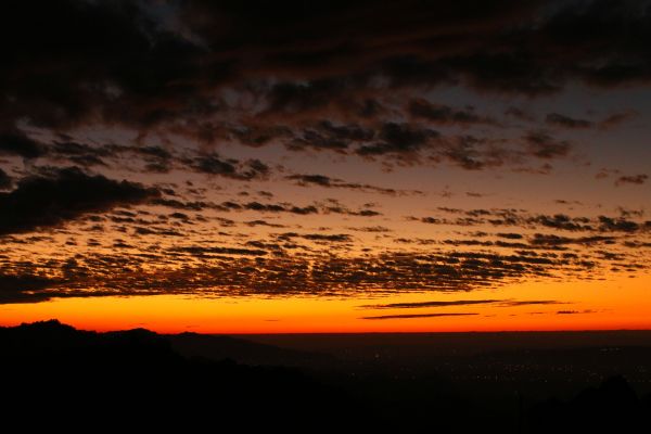 大雪山林道上的落日夕陽217884