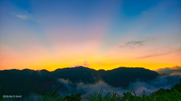 跟著雲海達人山友追雲趣 #草莓月亮 #月圓雲海 #霞光 #日出雲海 #茶園 6/112808823