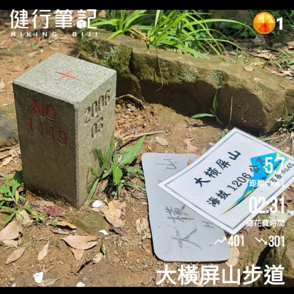 收集小百岳 54 南投大橫屏山 20220709(一)1787483