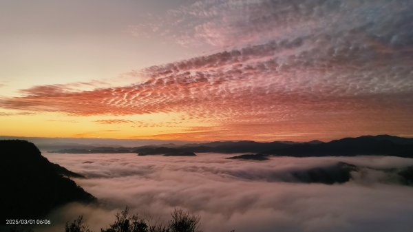 翡翠水庫壩頂 #曙光 #日出 #火燒雲 #斜射光(上帝光) #雲海 3/12722445