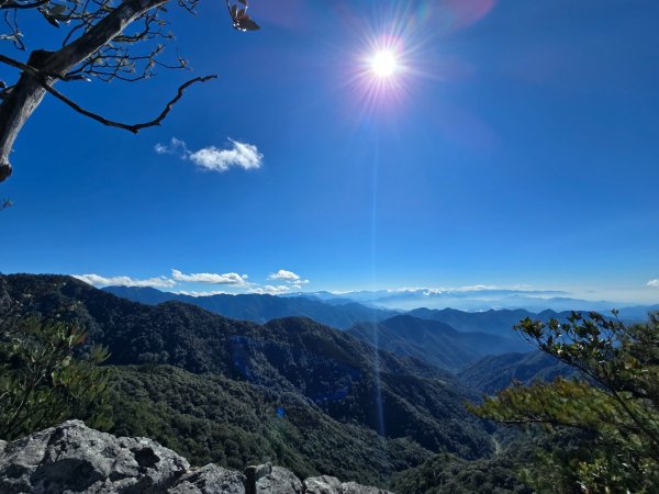 沒雲海只有藍天白雲的鳶嘴山2663252