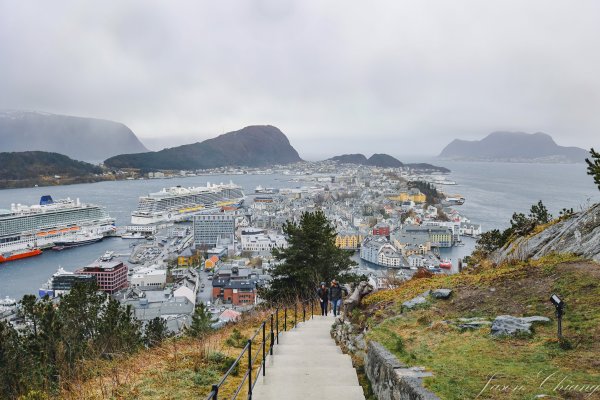 [挪威奧勒松Ålesund] Aksla、Rundskue、Pila健行步道