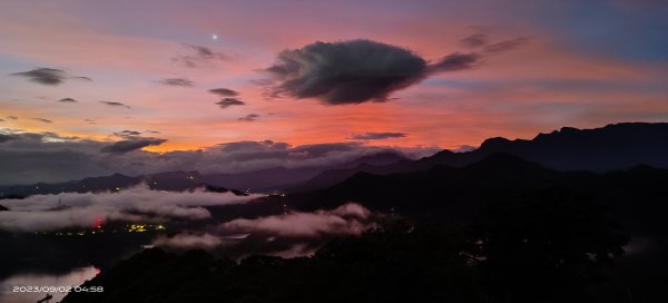 跟著雲海達人山友追雲趣 - 俯瞰石門水庫賞月圓星空夜景&霞光火燒雲9/2 & 232269665