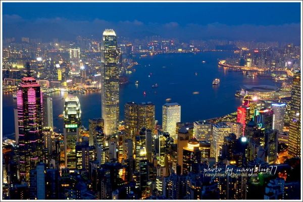 　香港太平山山頂環迴步行徑+百萬夜景136085