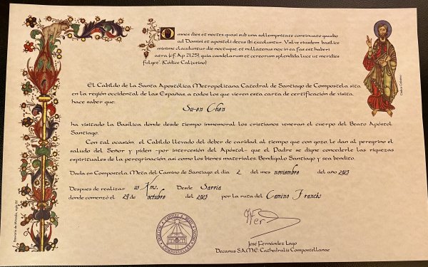 西班牙115公里朝聖之路    2023.10.28-11.32367641