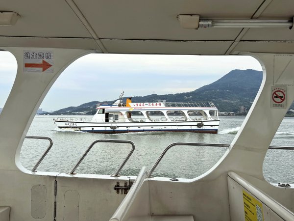 淡水搭渡輪上觀音山+占山O繞 搭公車接渡輪回淡水-202503182770621