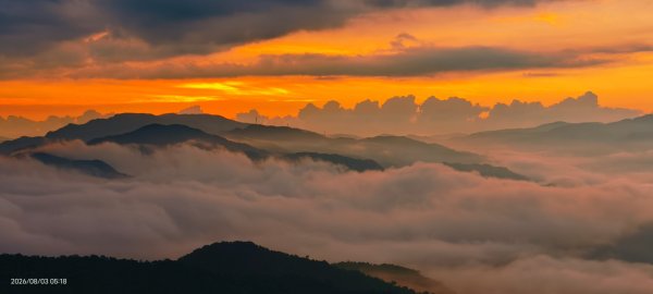 #石碇後山 #月亮 #曙光 #反燒 #日出 #雲海 8/3&103094721