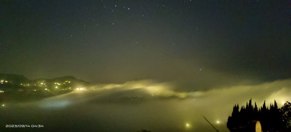 石碇星空夜景雲海流瀑/雲瀑/日出火燒雲&坪林開眼崙雲海9/142281238