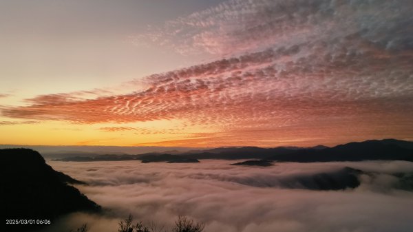 翡翠水庫壩頂 #曙光 #日出 #火燒雲 #斜射光(上帝光) #雲海 3/12722448